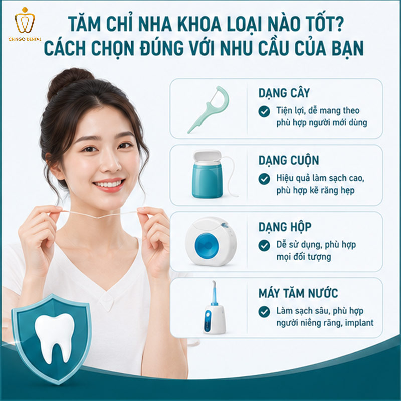 Chỉ Nha Khoa: Cách Dùng, Loại Tốt Nhất & Tất Cả Điều Bạn Cần Biết 2 tăm chỉ nha khoa