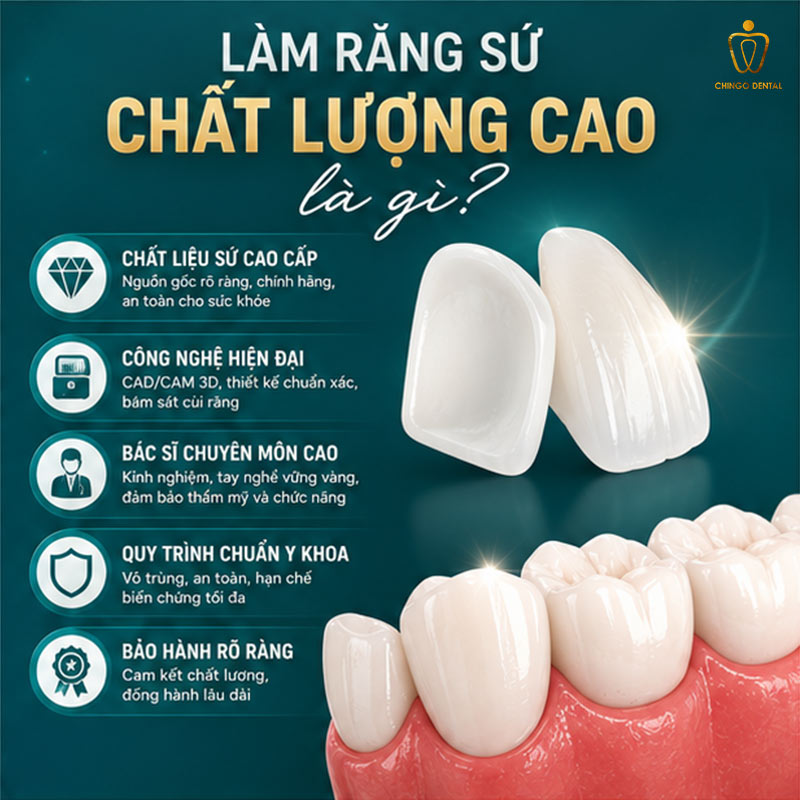 Làm Răng Sứ Giá Rẻ: Vì Sao Không Nên Thực Hiện? 2 Làm răng sứ chất lượng cao là gì