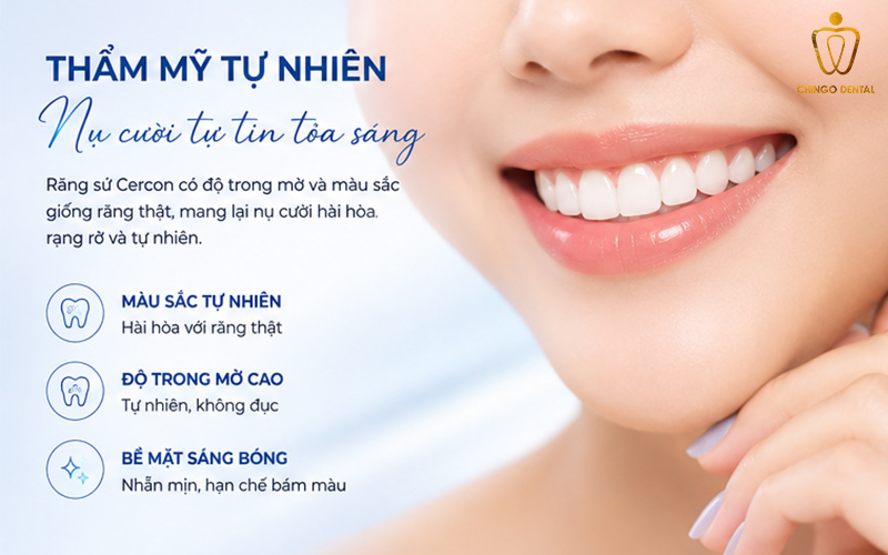 Giải Mã Sức Hút Của Răng Sứ Cercon: Lựa Chọn Vàng Cho Nụ Cười Rạng Rỡ 2 răng sứ cercon có mấy loại