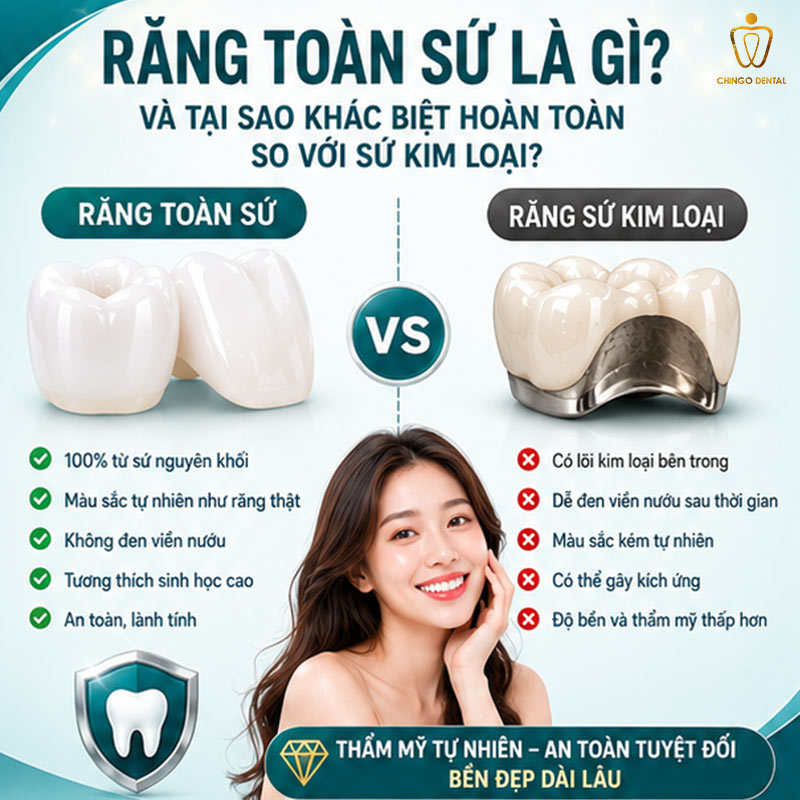 Răng Toàn Sứ Là Gì? Các Loại, Giá & Kinh Nghiệm Chọn Đúng Để Không Hối Hận 1 răng toàn sứ có mấy loại