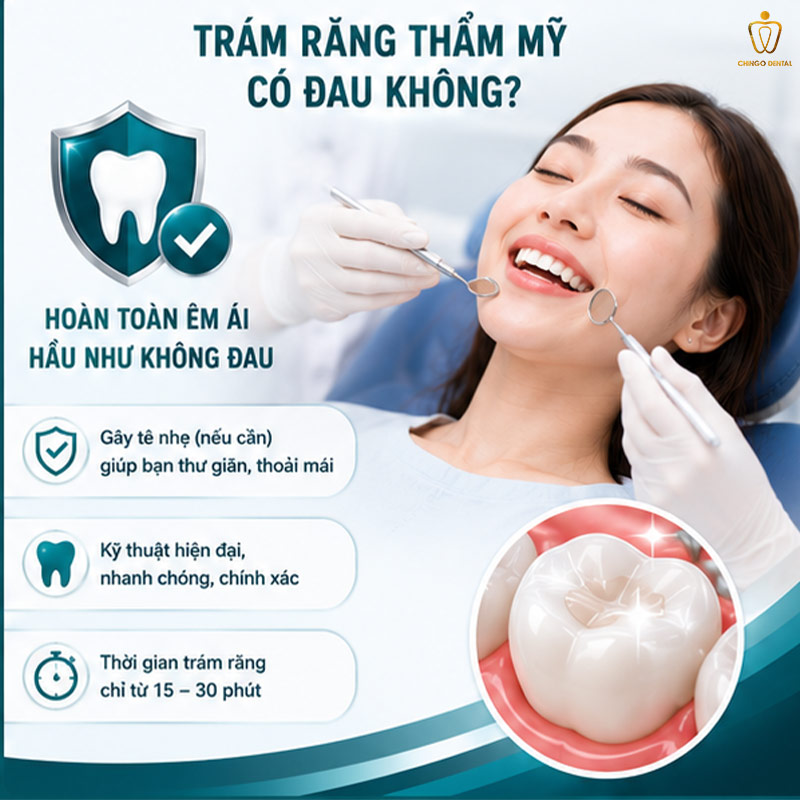 Trám Răng Thẩm Mỹ: Quy Trình, Chi Phí & Lưu Ý Quan Trọng Không Nên Bỏ Qua 4 trám răng có đau không