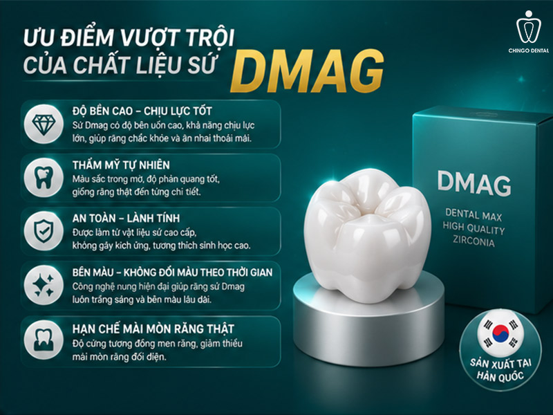 Răng Sứ Dmag Có Tốt Không? Giá Bao Nhiêu & Địa Chỉ Uy Tín Nhất 2 Ưu điểm của răng sứ Dmag