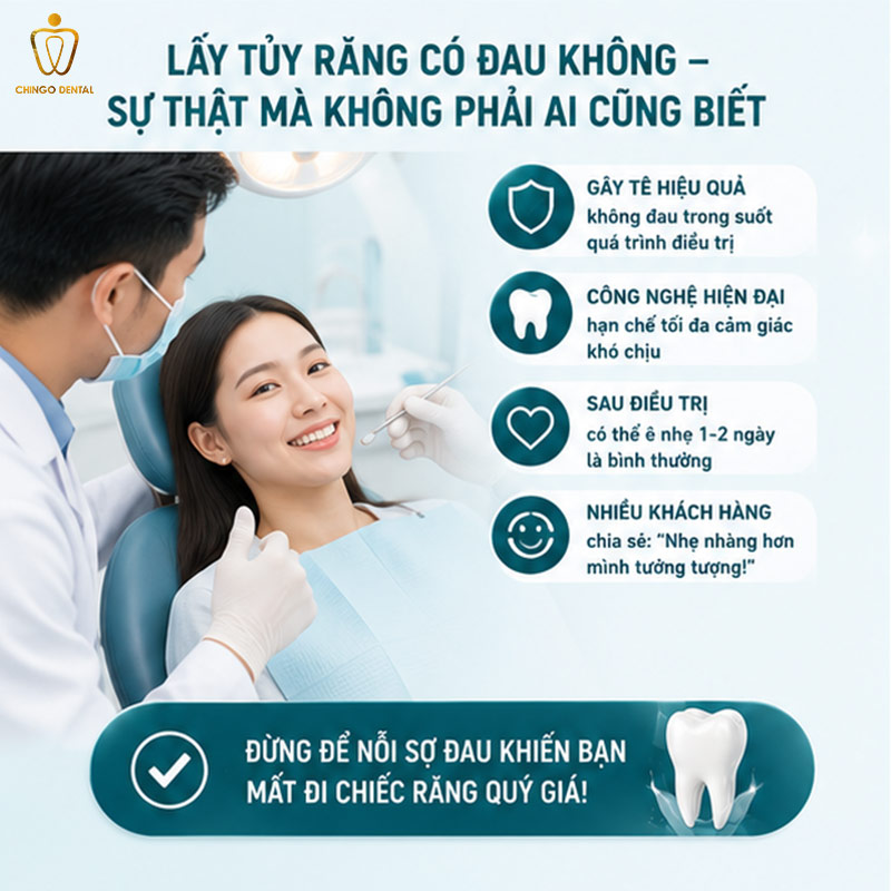 chữa tủy răng có ảnh hưởng gì không
