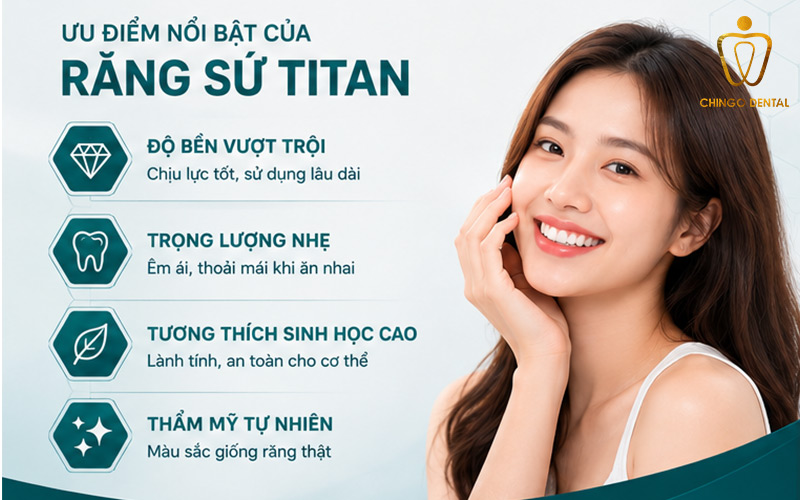 Răng Sứ Titan Là Gì? Ưu Nhược Điểm, Phân Loại & Bảng Giá Chi Tiết 2 răng sứ titan có mấy loại