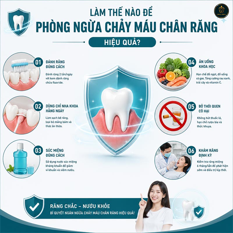 Chảy Máu Chân Răng: Nguyên Nhân, Dấu Hiệu Nguy Hiểm Và Khi Nào Cần Gặp Nha Sĩ 5 chảy máu chân răng thường xuyên