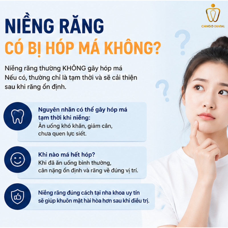 Niềng Răng Có Bị Hóp Má Không? Sự Thật Và Cách Phòng Tránh Hiệu Quả 2 niềng răng có bị hóp má không