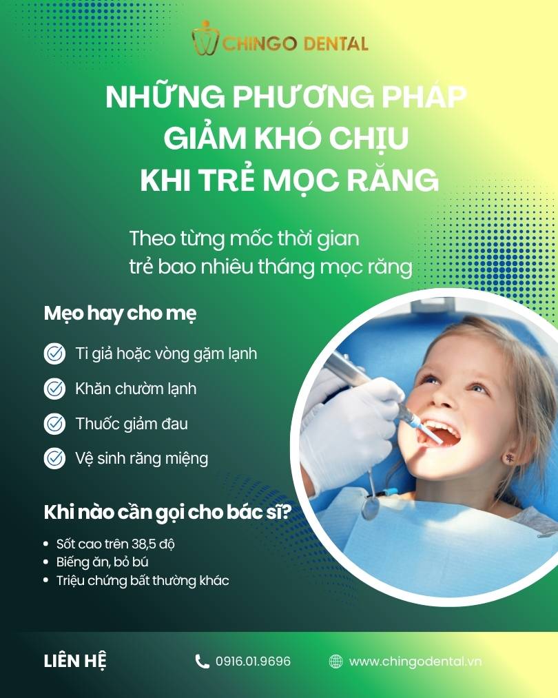 trẻ bao nhiêu tháng mọc răng