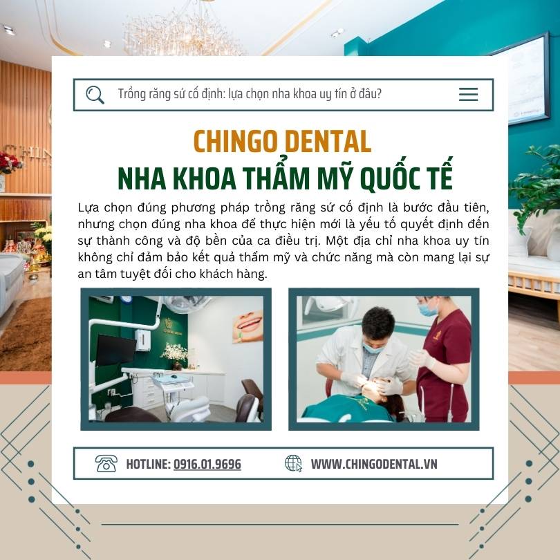 trồng răng sứ cố định giá bao nhiêu