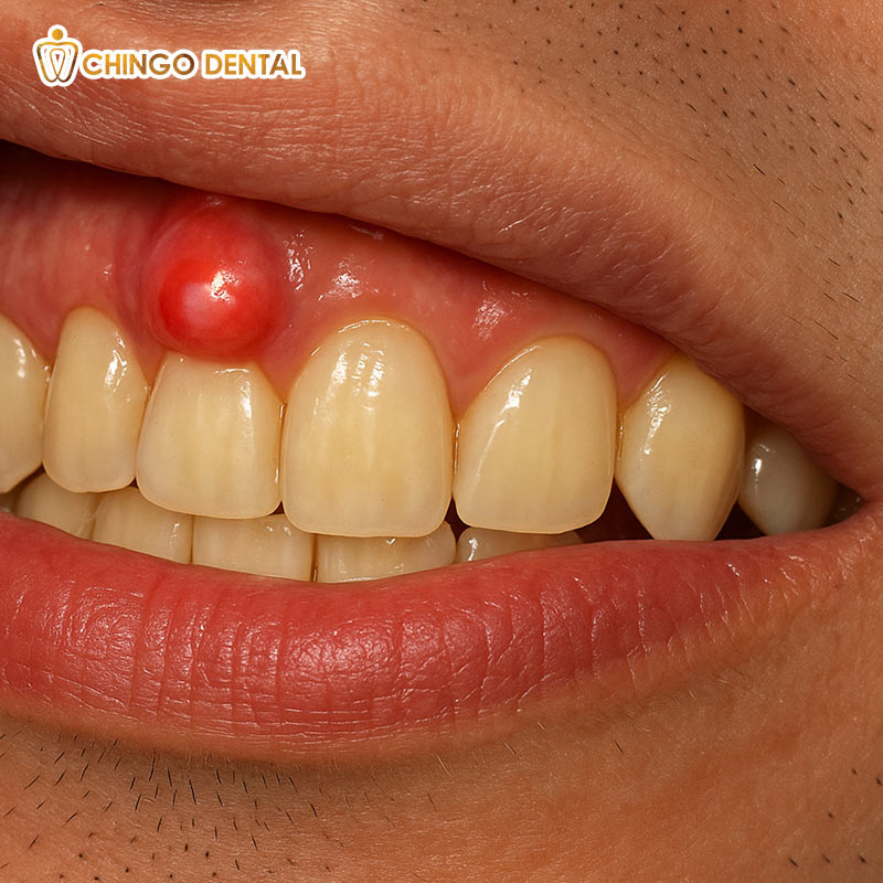 áp xe nướu răng