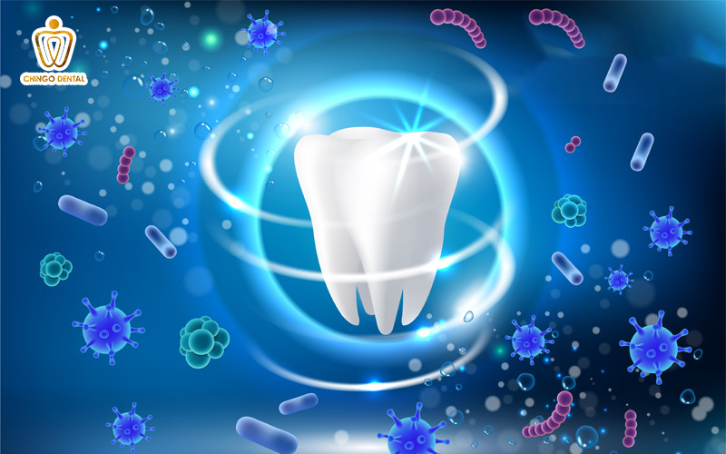 răng nhiễm kháng sinh