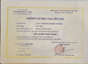 Bác Sĩ - Trần Thị Thương Thương