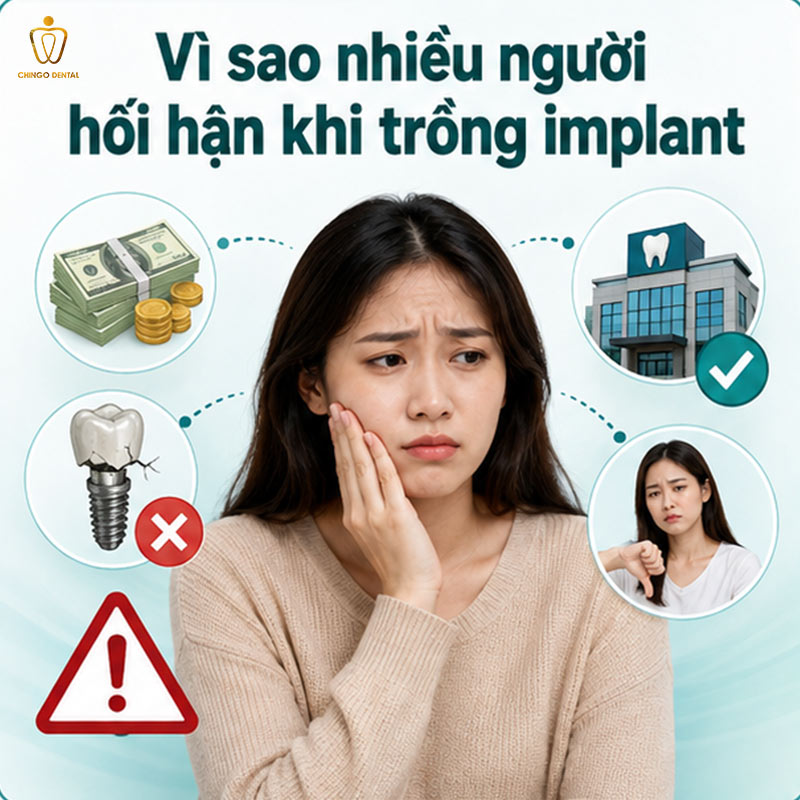 Hối Hận Khi Trồng Implant: Nguyên Nhân Thực Sự Và Cách Không Phải Trải Qua Điều Đó 1 hối hận khi trồng implant