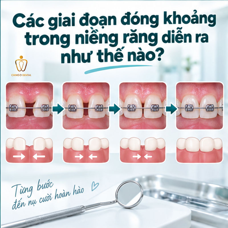 Các Giai Đoạn Đóng Khoảng Trong Niềng Răng: Mất Bao Lâu Và Điều Gì Xảy Ra? 3 niềng răng bao lâu
