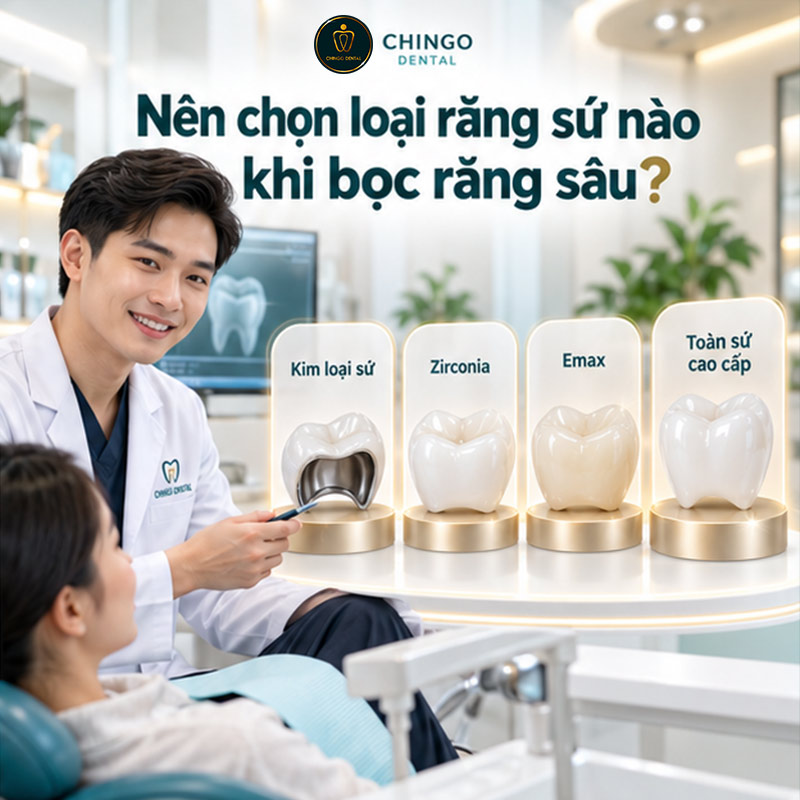 Bọc Răng Sâu: Điều Kiện, Quy Trình Từng Bước Và Chi Phí Thực Tế 4 bọc răng hàm bị vỡ