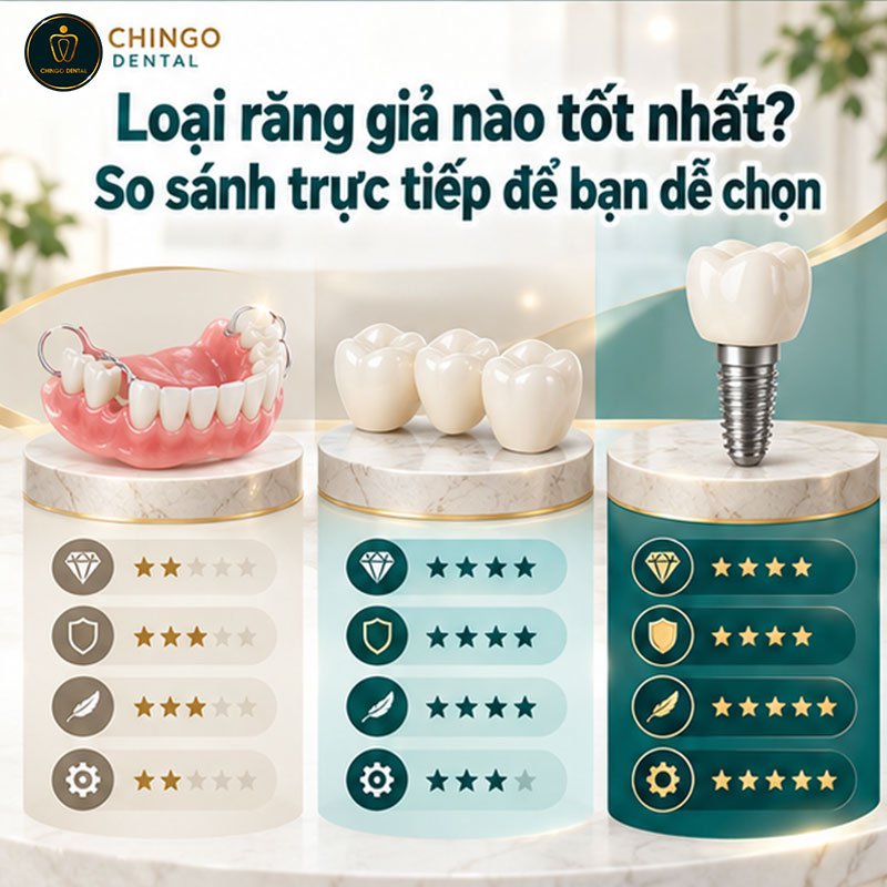 Làm Răng Giả: Các Loại, Quy Trình & Bảng Giá Chi Tiết Nhất 3 răng giả